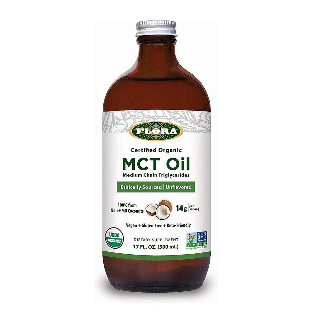 Flora Organic MCT Oil Liquid, 17 oz
